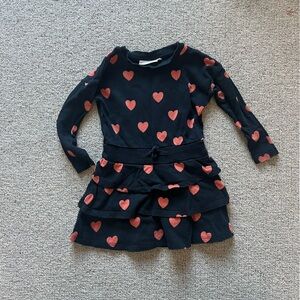 Mini Rodini Heart Dress - 92-98 (2-3 years)